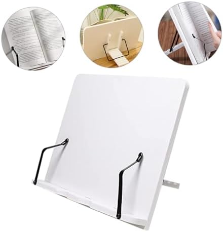 Adjustable Wooden Book Stand for Reading and Display