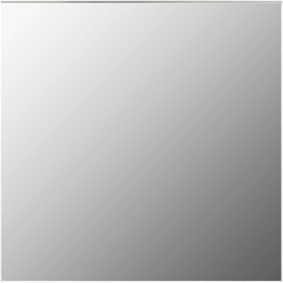 7 Piece Square Glass Mirror Set for Home Decor