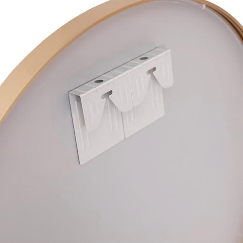 Flash Furniture Julianne 20 Gold Circle Wall Mirror 1