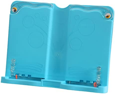 Adjustable Book Stand for Reading Portable and Lightweight Foldable 95 x 75 Inch Blue