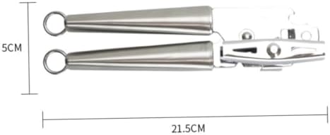 Mikinona Manual Can Opener with Lid Lifter and Anti-Slip Handle