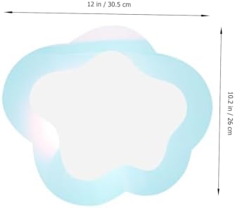 STOBAZA Cloud Shape Acrylic Mirror Wall Decor