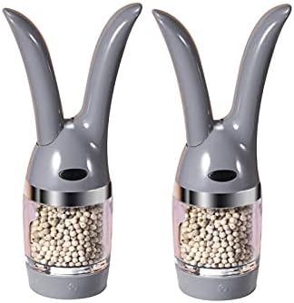 Salt and Pepper Mill Set with Visible Window Pack of 2
