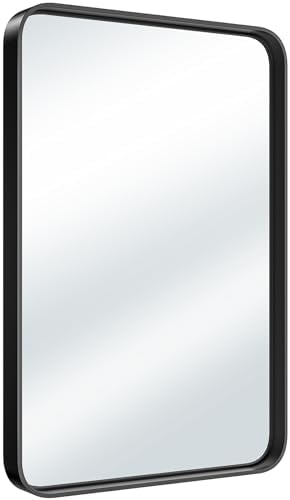 COZIFURNI 22x30 Black Vanity Mirror 1