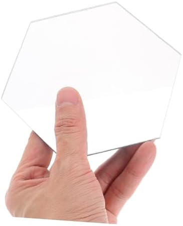 JECOMPRIS Hexagonal Acrylic Wall Mirror Decor
