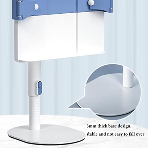 Adjustable Book Stand with Page Clips Ergonomic for Books and Laptop