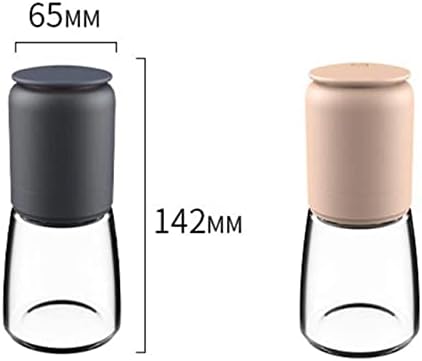 ZAEGO 2Pcs Refillable Salt and Pepper Mill Set