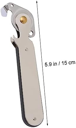 Ciieeo 2pcs Stainless Steel Can Piercer and Bottle Opener