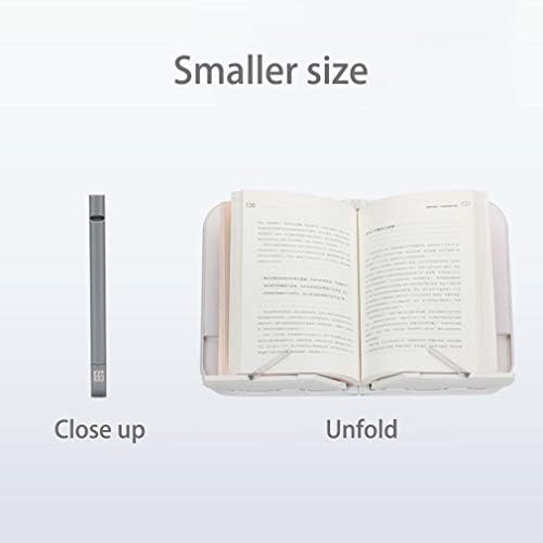 Threflyoo Portable Foldable Cookbook Stand Green