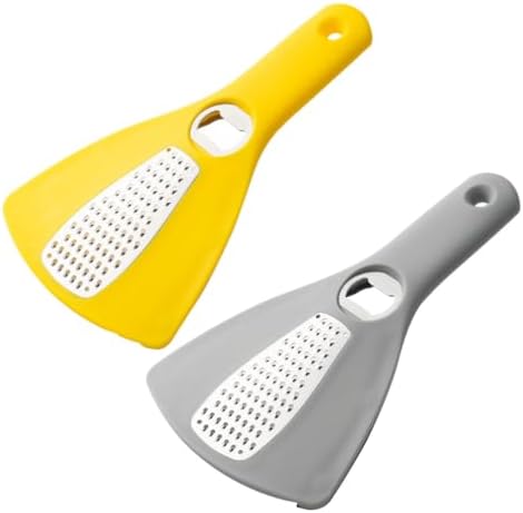 Luxshiny 2pcs 3 in 1 Can Jar Opener with Cheese Grater
