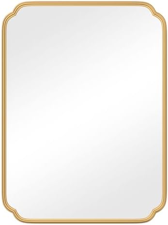 Ferytange 30x40 Brushed Gold Wall Mirror