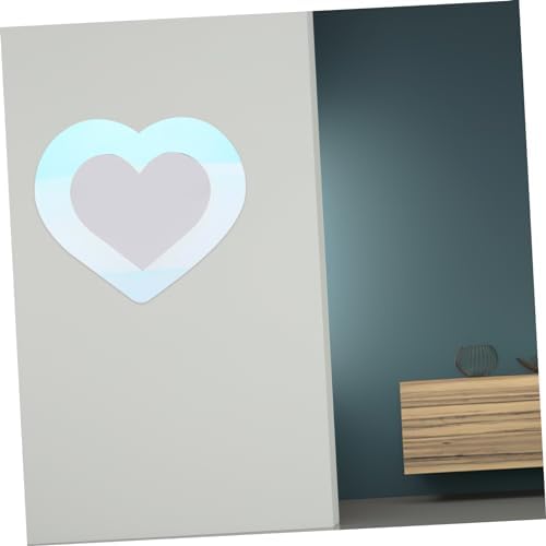 DECHOUS Wall Heart Mirror Decor Bathroom Living Room Mirror
