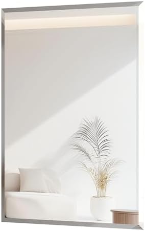 Artloge Frameless Rectangular Wall Mirror 20x16 Inch