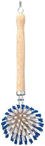 HIC Kitchen Vegetable Scrub Brush with Nylon Bristles 1