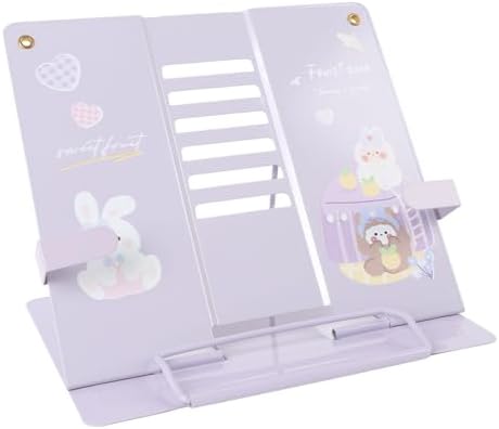 Dpofirs Foldable Book Stand for Desk Handsfree