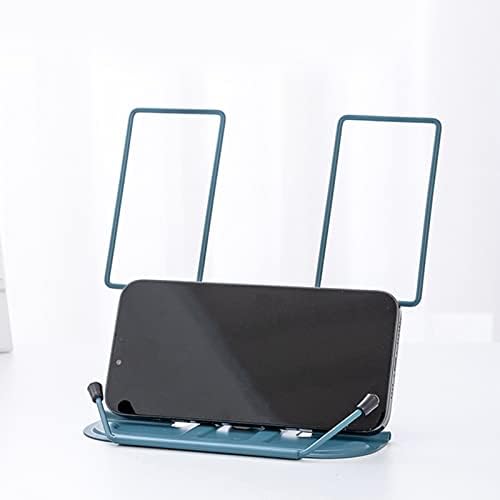 Folding Holder with Page Clip Adjustable Metal Rest for Kids Reading Stand