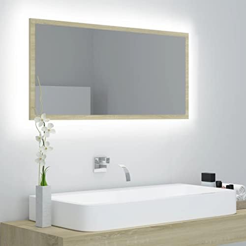 LED Mirror with RGB Light Wall Mount Bathroom Vanity