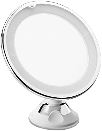 Lighted Vanity Mirror with Storage for Home and Bathroom