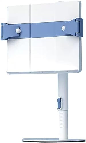 Adjustable Book Stand with Page Clips - Pink Blue