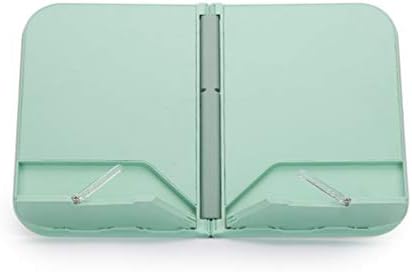Threflyoo Portable Foldable Cookbook Stand Green