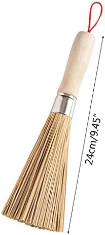 Hanging Bamboo Kitchen Brush with Wood Handle