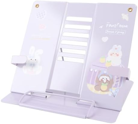 Dpofirs Foldable Book Stand for Desk Handsfree