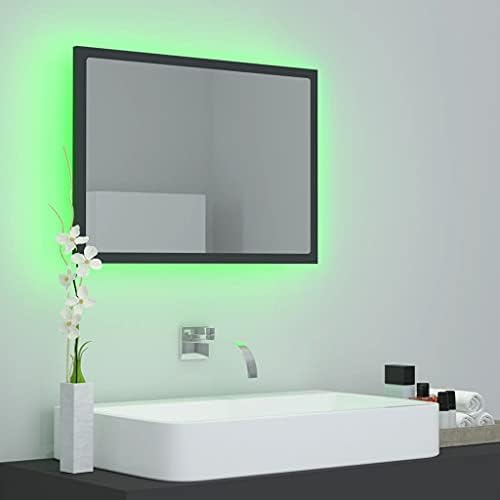 Modern Style LED Gray Bathroom Mirror with Color Change