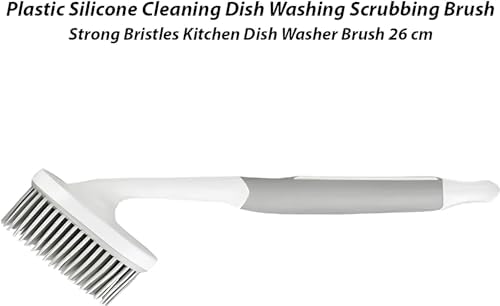 Mintique 10 Inch Silicone Dish Brush with Long Handle