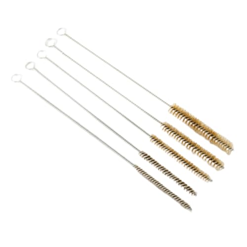 5Pack Multifunctional Brass Pipe Brush Set with Long Handle