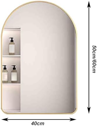 HD Wall Mirror with Gold Frame for Bathroom Living Room