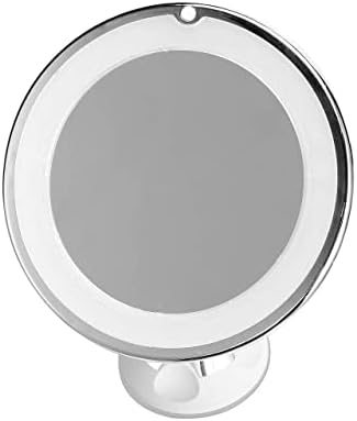 16 Lighted Vanity Mirror with Storage for Wall