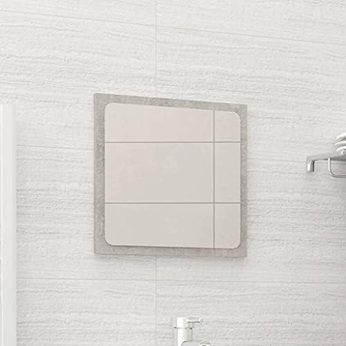 ZQQLVOO Acrylic Mirror Concrete Gray 157x146 Wall Mount