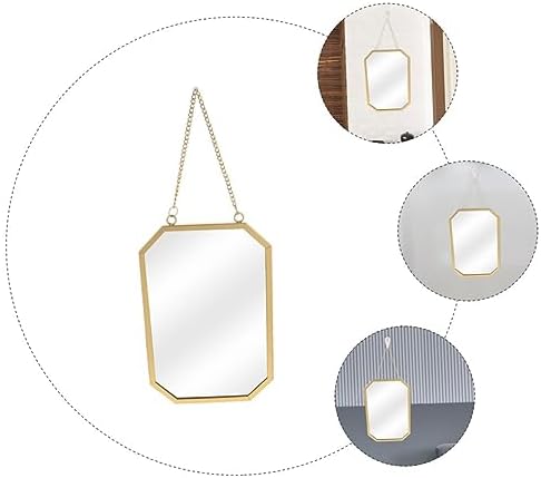 Holibanna Full Size Black Hanging Wall Mirror