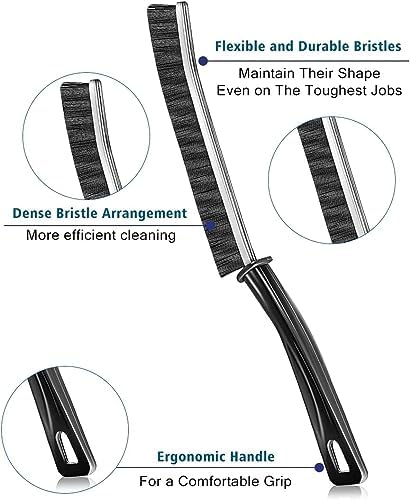 4-Piece Gap Cleaning Brush for Bathrooms Kitchen Windows