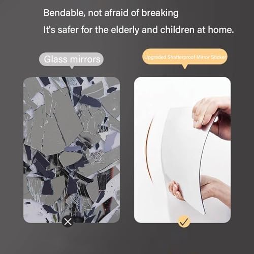 Durable Acrylic Mirror Sheet - Waterproof Bathroom and Living Room Vanity Mirror