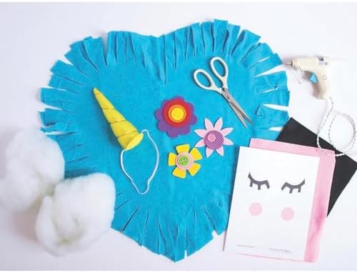 Heart Shaped Fleece Pillow Kit - 6 Pieces