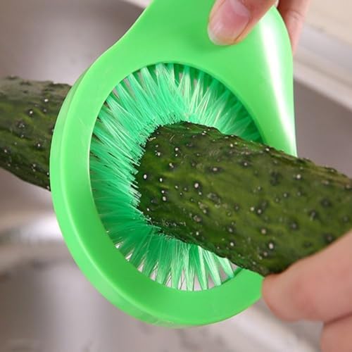 Durable Plastic Corn Cleaning Brush with Bristles