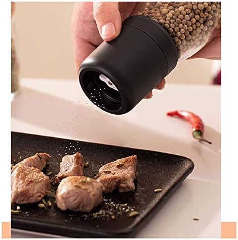 ZAEGO 2Pcs Refillable Salt and Pepper Mill Set