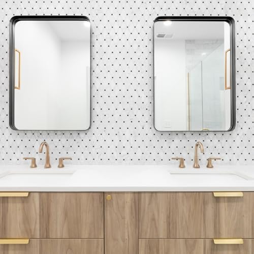 AiStarlink 24x36 Inch Black Rectangular Wall Mirror