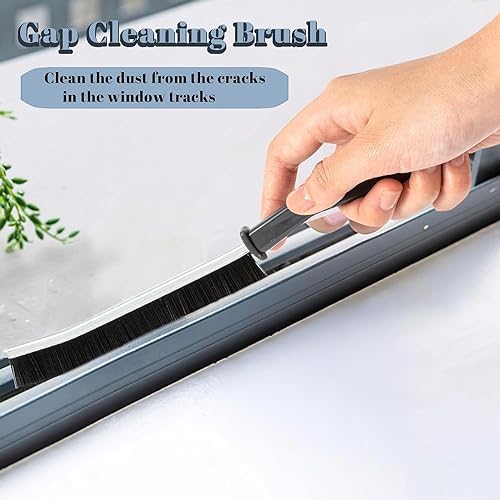 GIVSSES Crevice Cleaning Brush for Kitchen Bathroom Windows Tiles and Tracks