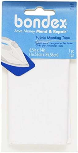 Wrights Iron-On Mending Fabric 6-12X14-White