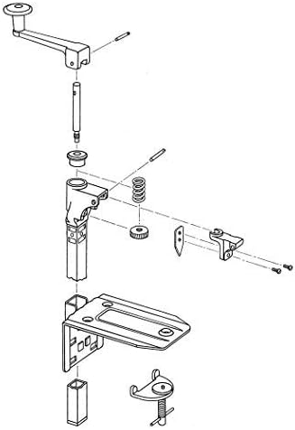 BOJ Commercial Grade Manual Can Opener with Angled Bar 19 Inch Table Mount