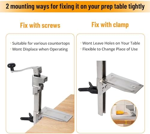 Towallmark Manual Can Opener with 3 Spare Blades
