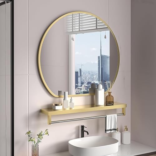 TZUFA Gold Half Circle Wall Mirror 40x345CM
