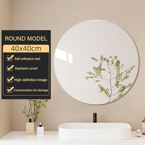 Acrylic Wall Mirror - Waterproof Bathroom and Living Room Decor