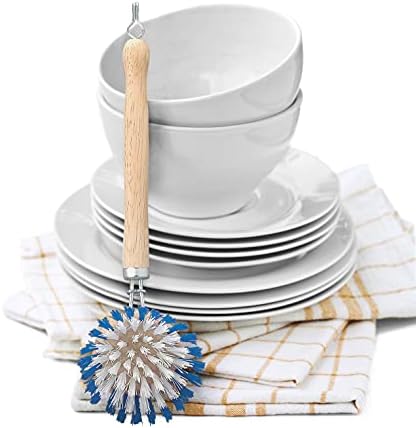 HIC Kitchen Vegetable Scrub Brush with Nylon Bristles 1