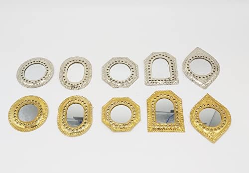 Set of 5 Handcrafted Mirrors for Home Decor