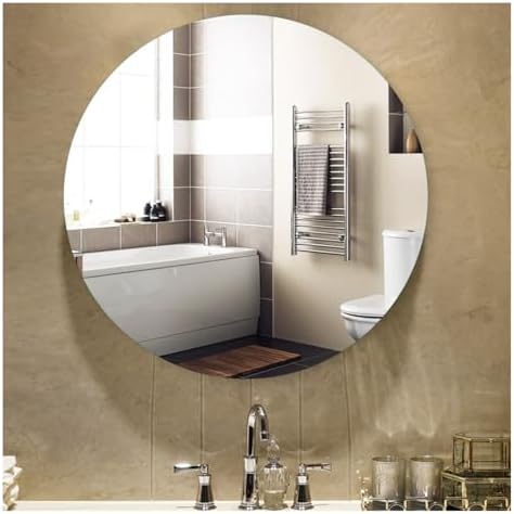 TZUFA Frameless Round Wall Mirror 30cm-70cm
