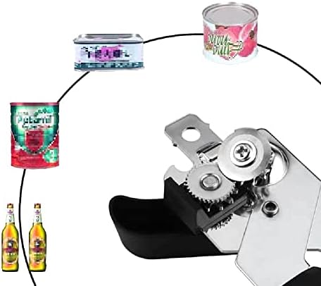HIGHROCK Multi-Function Manual Can Opener Black