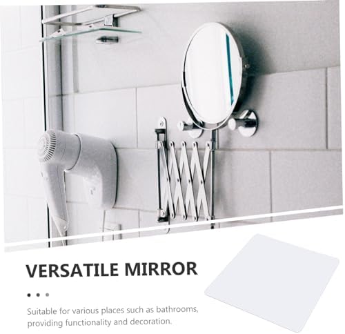 PRETYZOOM Self-Adhesive Wall Mirror for Bathroom and Bedroom